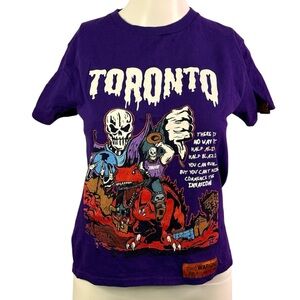 X brand Purple Toronto Graphic T-Shirt